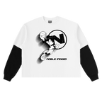 Contrast Layered Sleeve - nobleindeed