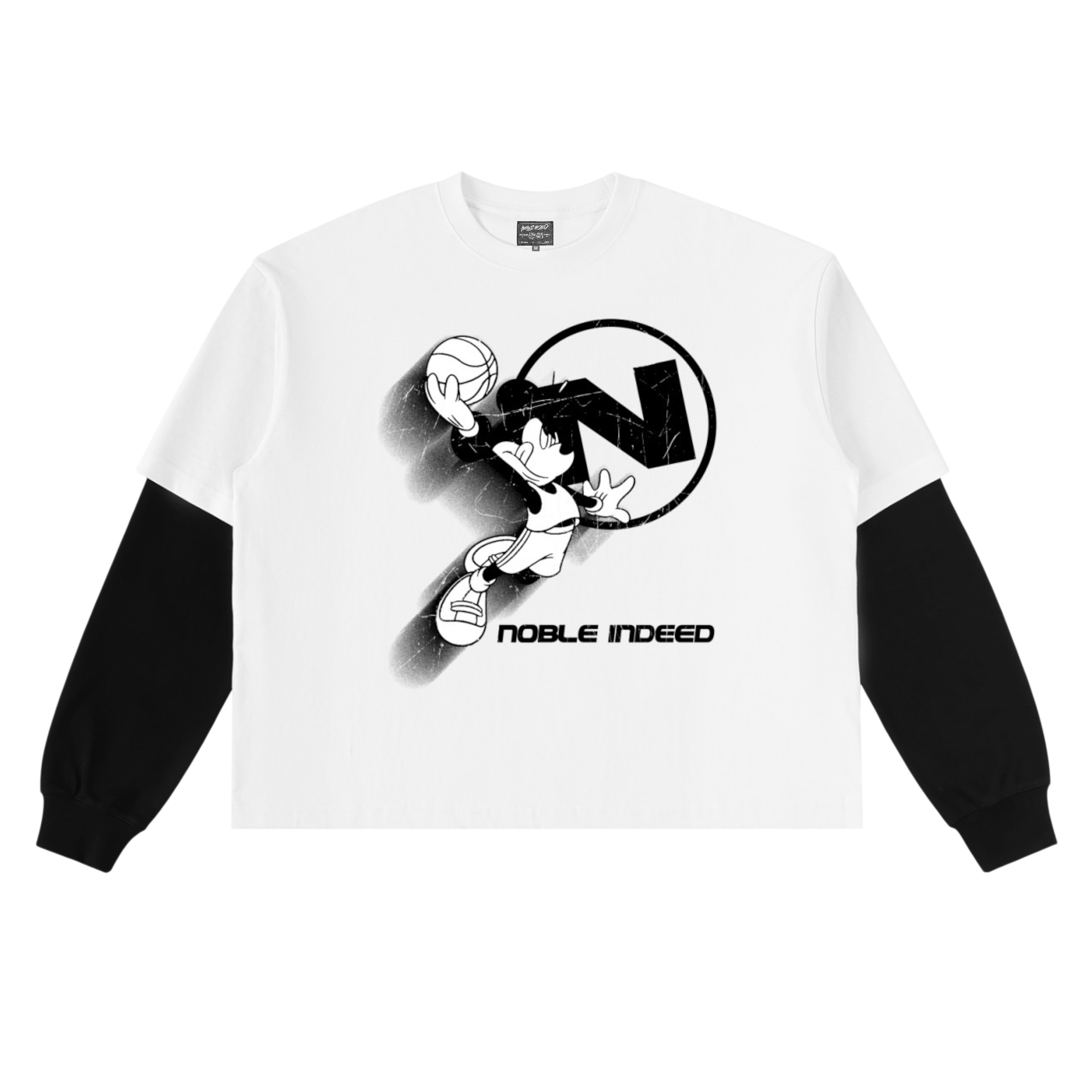 Contrast Layered Sleeve - nobleindeed